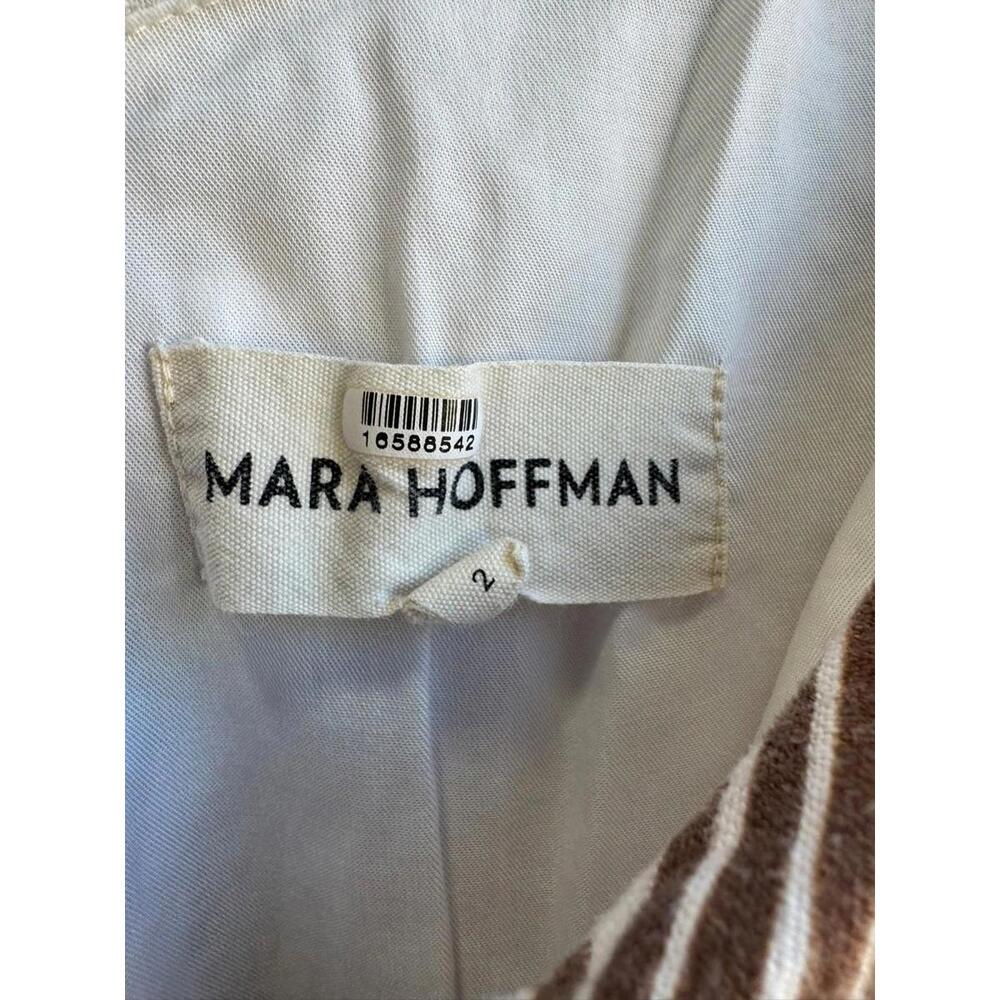 Mara Hoffman Brown Geometric Enya Dress Size 2 - Picture 4 of 6